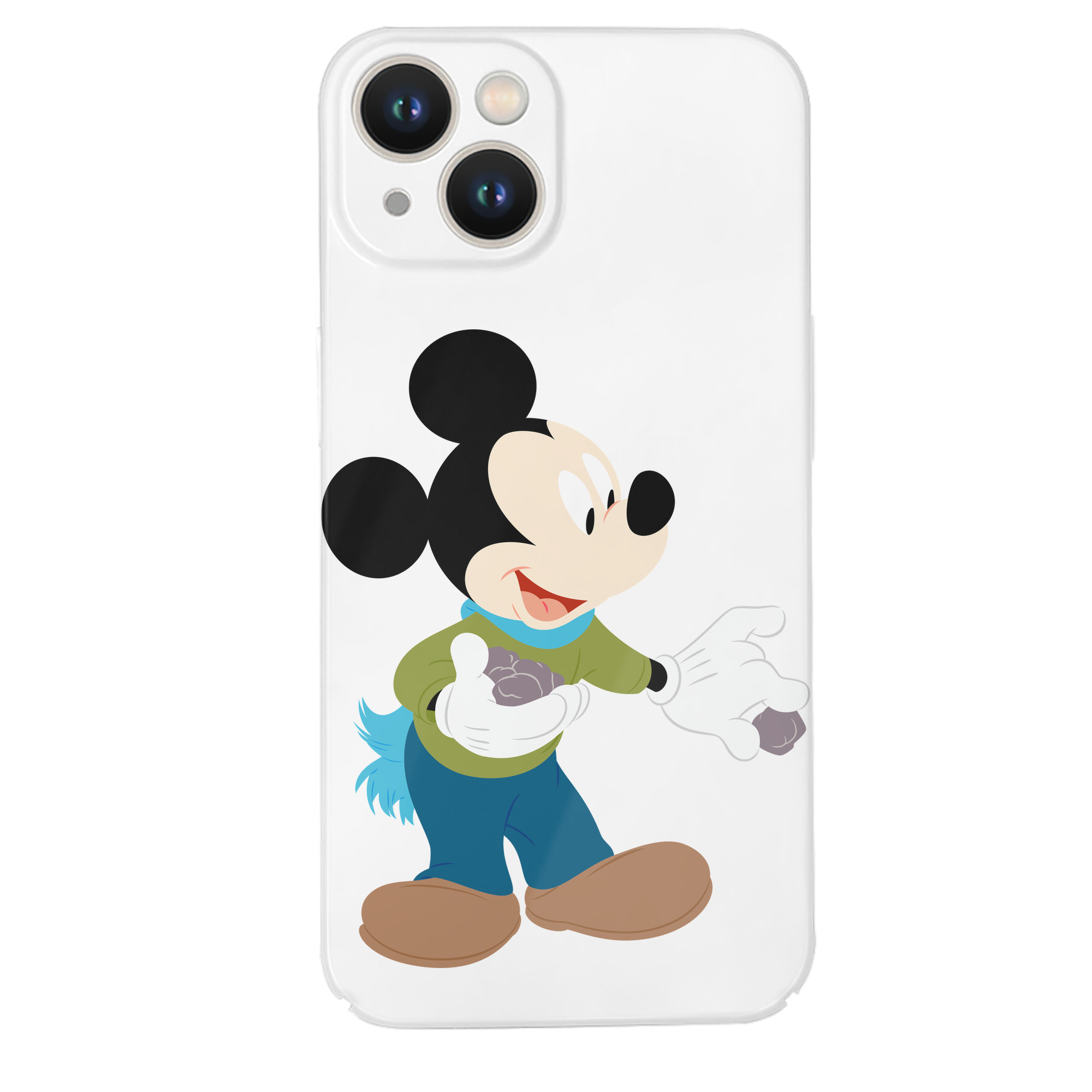 （画像用） ミッキーマウス Mickey Mouse 【iPhone 14シリーズ対応】ハードケース
